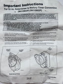 Speed Queen M410905P Dryer Kit, Mallory Timer, 15min - 50Hz