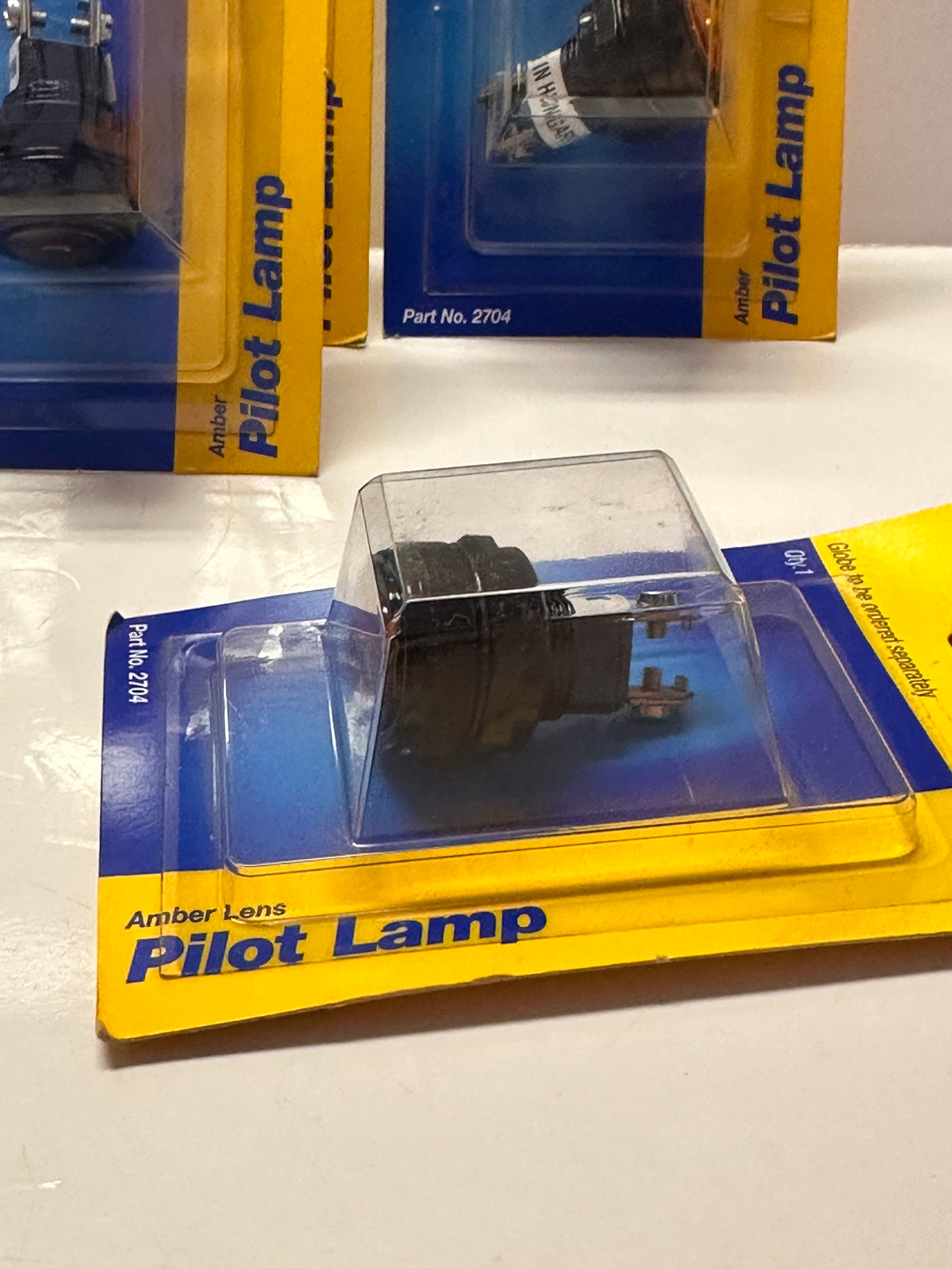 Hella 2704 Amber Pilot Lamp — 17.5mm Mounting