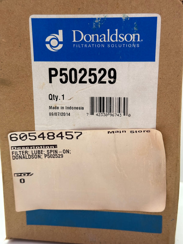 Donaldson P502529 Lube Filter, Spin-On Combination