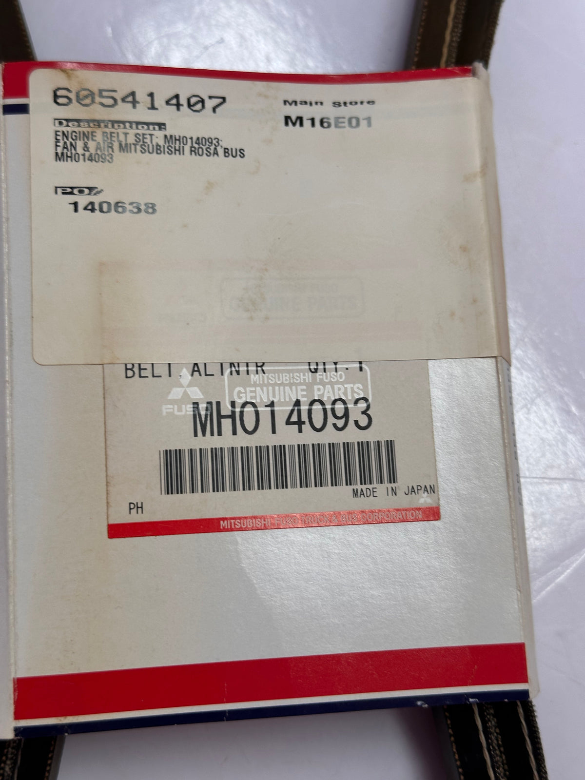 Mitsubishi MH014093 Alternator / Engine Belt