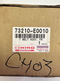 Hino 73210-E0010 Belt Assembly, Front Seat, Outer RH