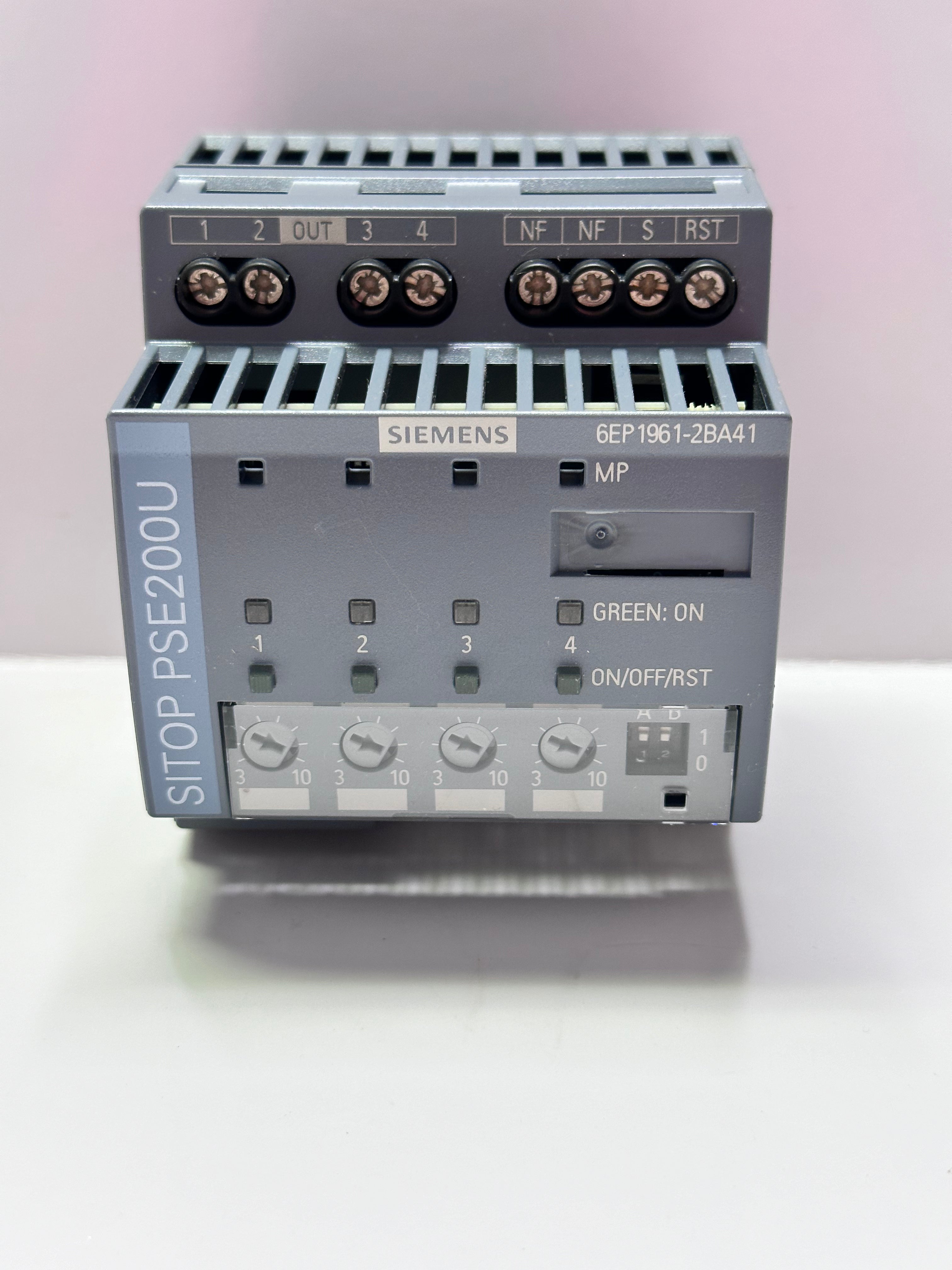Selectivity Module Reset Siemens 6EP1961-2BA41 SITOP PSE200U Series Selectivity Module 24V ...