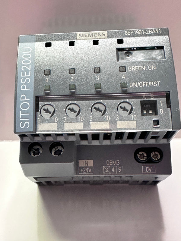 Siemens  6EP1961-2BA41 SITOP PSE200U Series Selectivity Module 24V