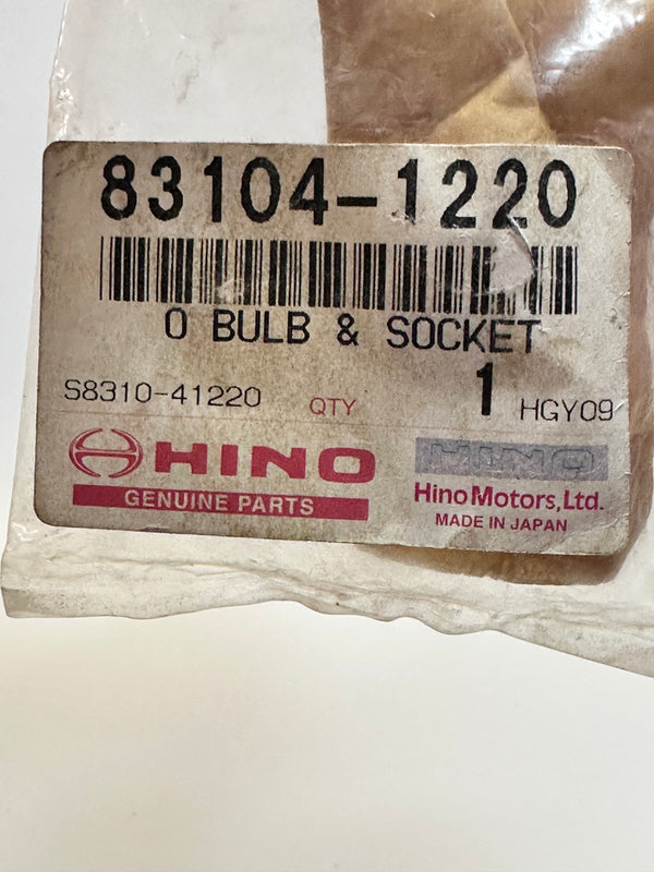 Hino 83104-1220 Bulb and Socket - S8310-41220