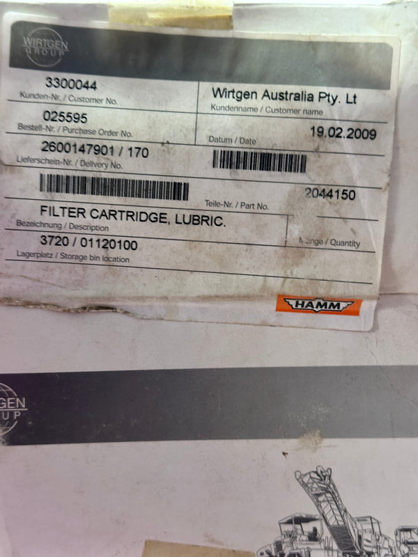 Hatz 505 473 00 Lube Filter Cartridge - 2044150