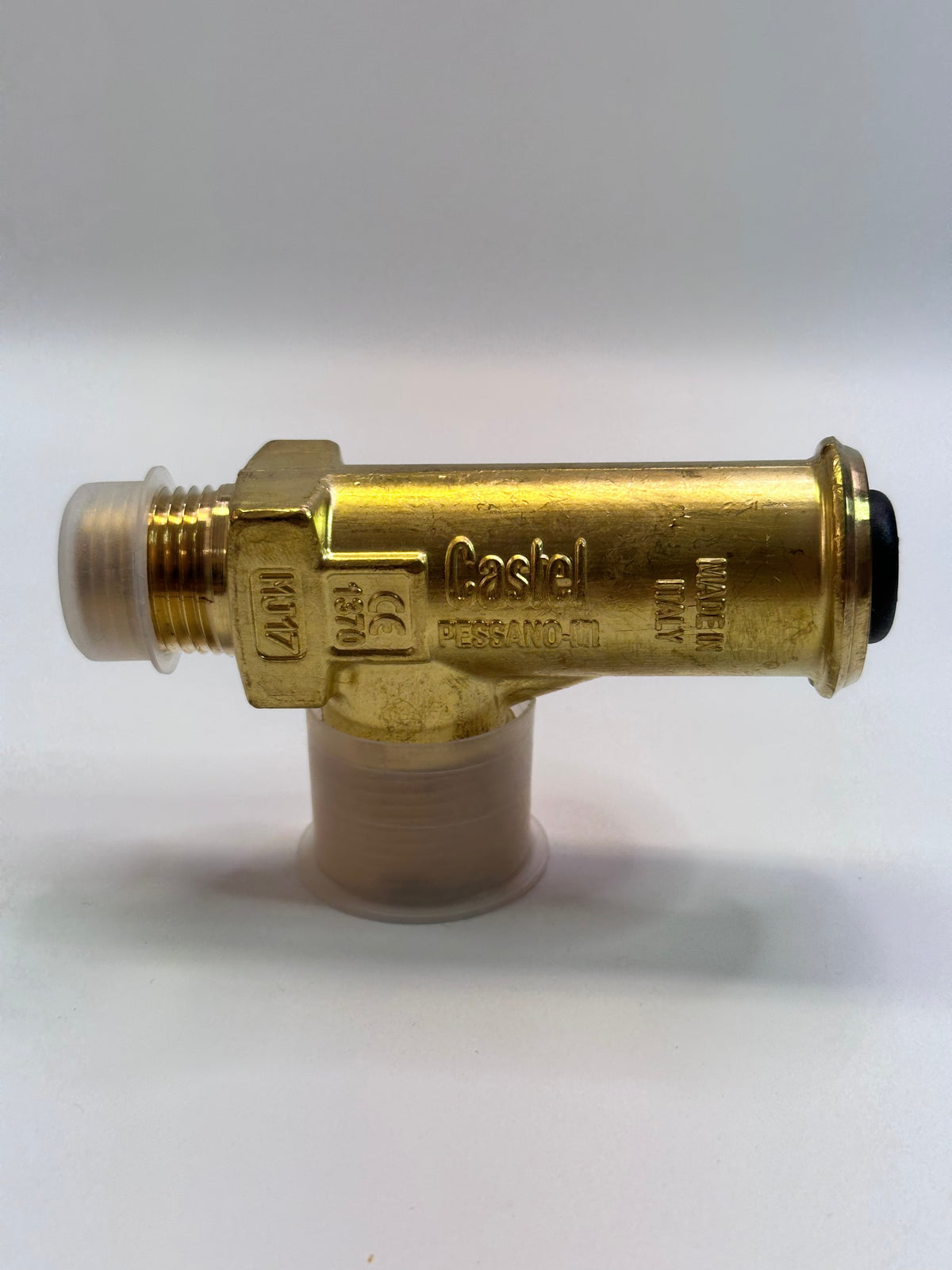 Castel 3060/46C270 Pressure Relief Valve, 1/2" NPT x G 3/4" 27bar