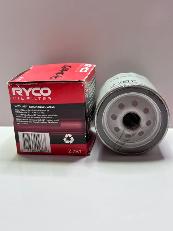 Ryco Z781 Oil Filter for Audi, Ford, Skoda, Volvo, VW
