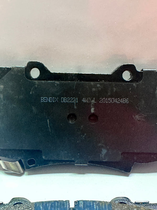 Bendix DB2221/4WD Front Disc Brake Pads