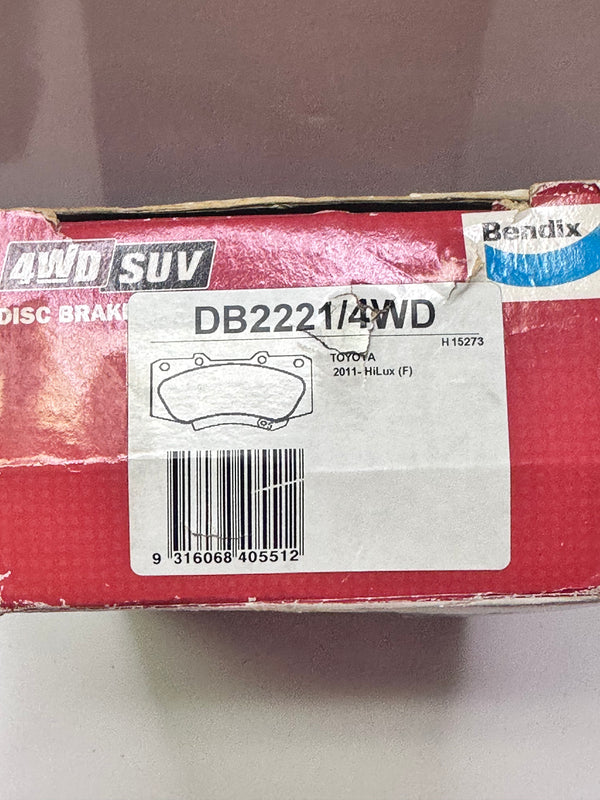 Bendix DB2221/4WD Front Disc Brake Pads