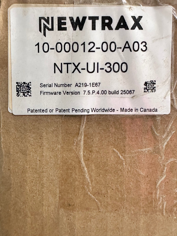Newtrax NTX-UI-300, 20-00010-00-A01 RFID Controller Pad for Proximity Detection System