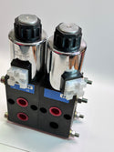 HYE6212-D24 Stackable 1/2" BSPP 6 Port Selector Valves