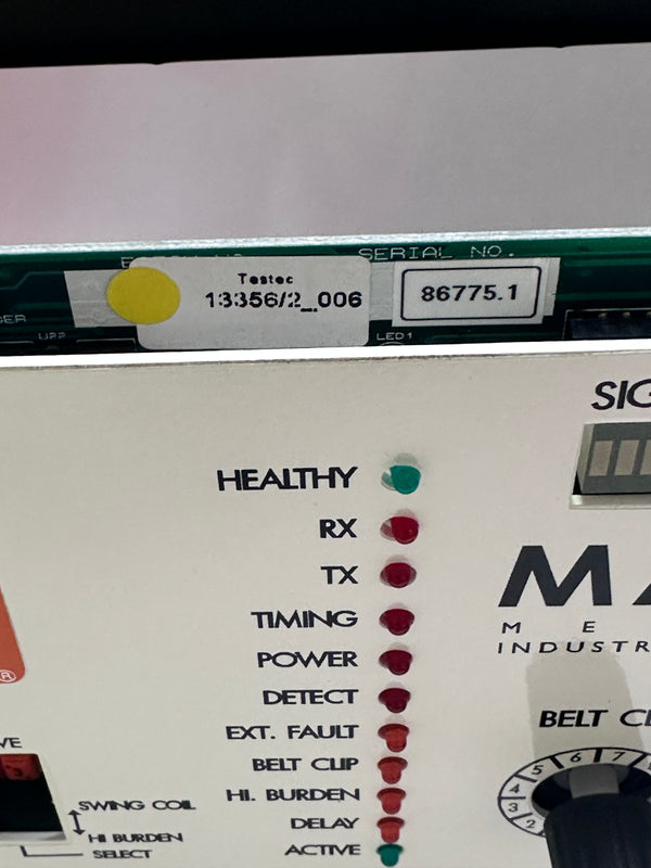 Eriez MA3600 Series Metalarm Relay Control for Hawk and Eagle Model Industrial Metal Detectors