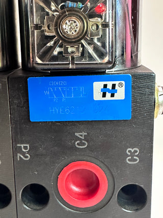 HYE6212-D24 Stackable 1/2" BSPP 6 Port Selector Valves
