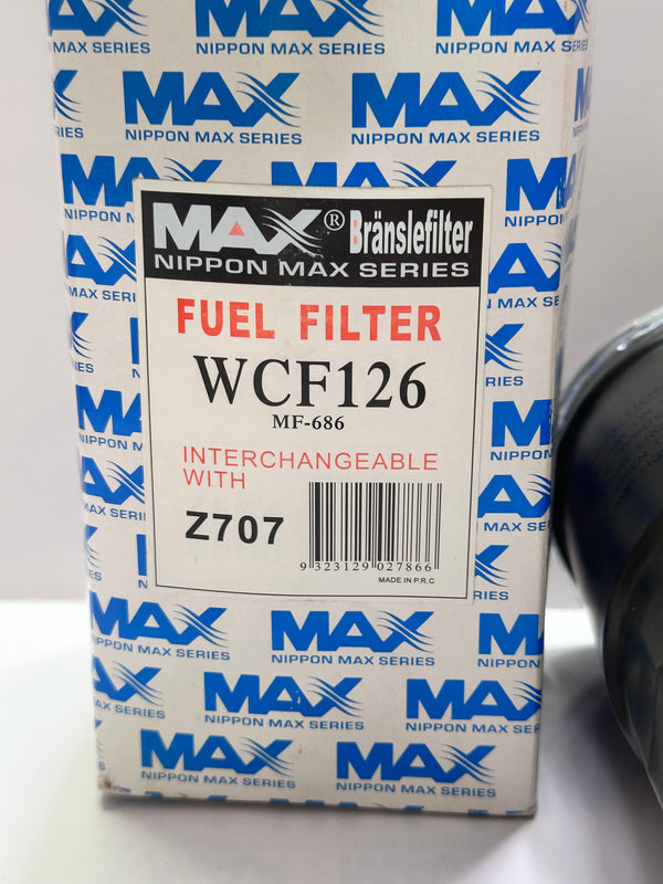 Max WCF126 Fuel filter interchangable with Z707