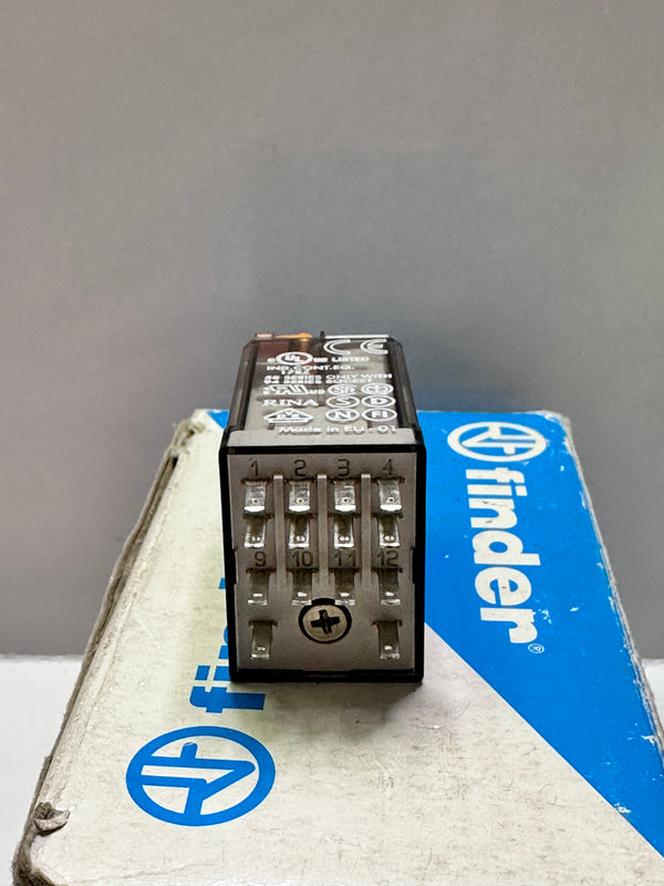 Finder 55.34.8.024.0054 Plug In Relay, 24V, 4PDT