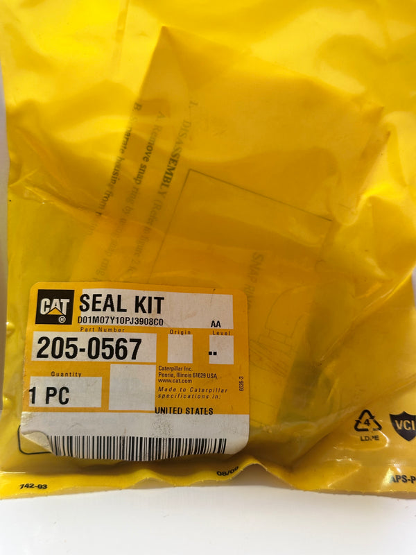 Caterpillar CAT 205-0567 Seal Kit - Piston