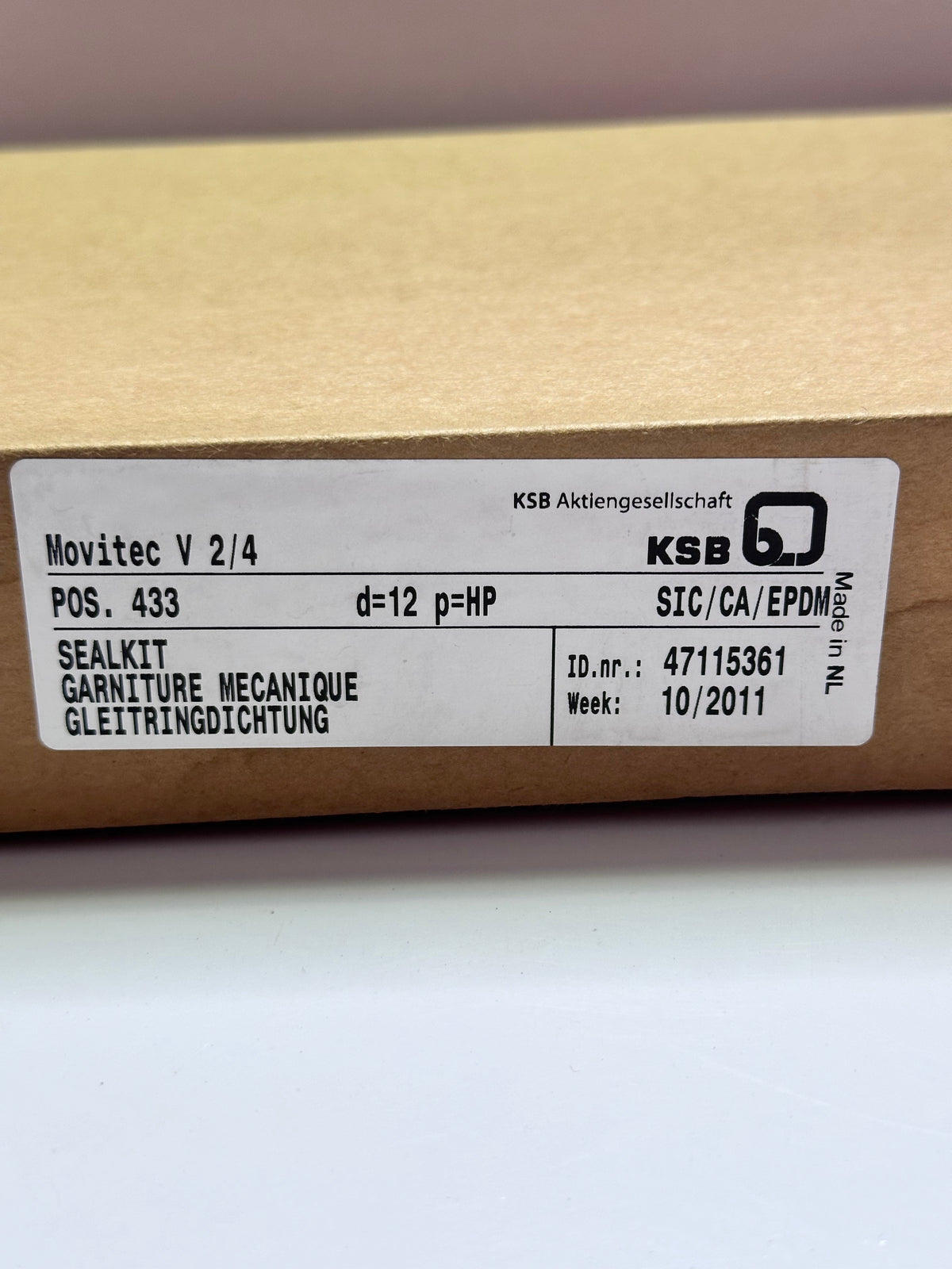KSB 47115361 Movitec V 2/4 Seal Kit