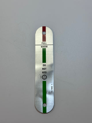 7X-7802 Plate-Information (Hydraulic Oil Level) - Genuine CAT part