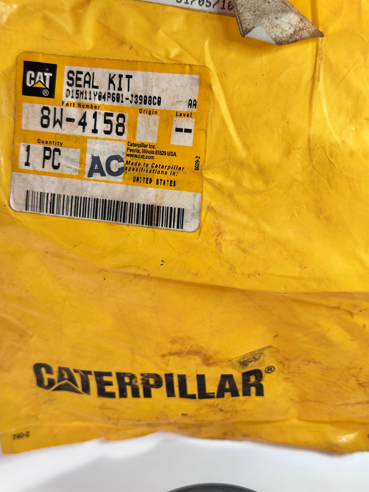 CAT 8W-4158 Genuine Brake Seal Kit, Mineral Oil