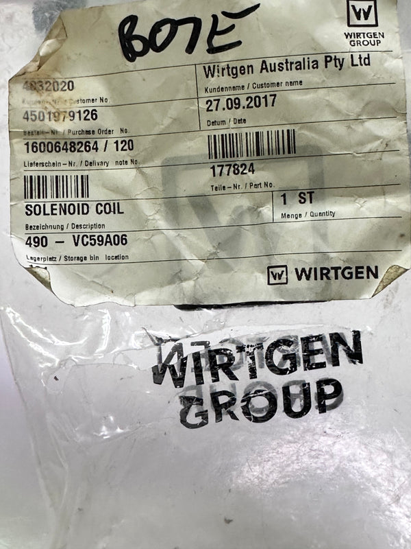 Wirtgen 177823 Hydraulic-Wegeventil Directional Valve 27636100 / SD2E-A4/H2Y11M2