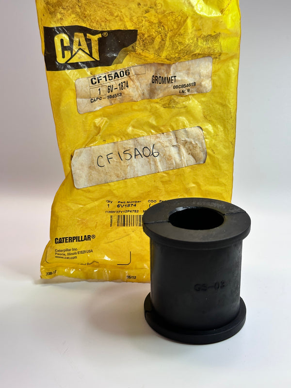 6V-1874 Hydraulic Hose Harnessing Rubber Grommet - Genuine CAT part