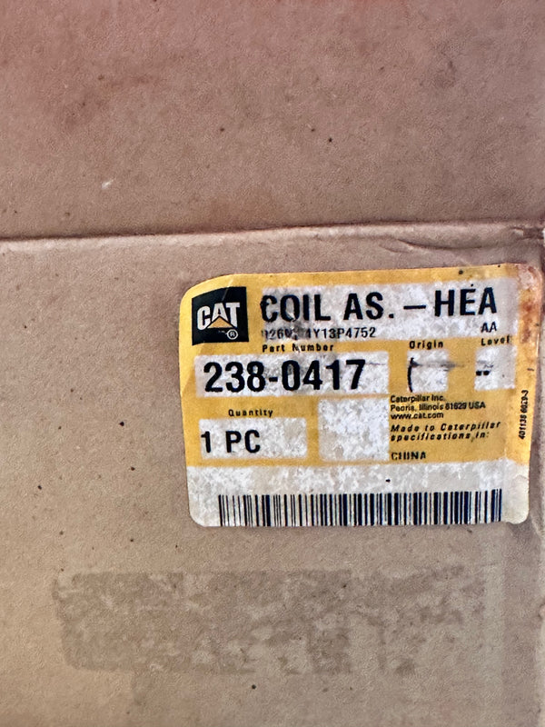 238-0417 Heater Coil Assembly - Genuine CAT part