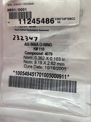 Kalrez AS-568A / AS-568 FFKM 4079 0-Ring for Yokogawa 232347