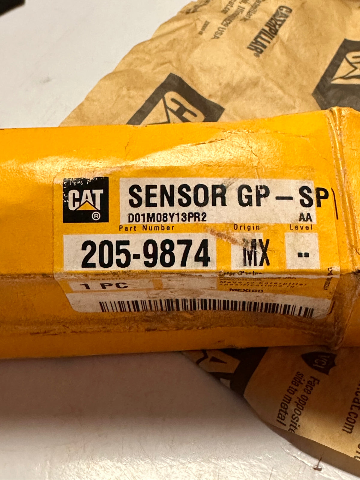 Caterpillar CAT 205-9874 Final Drive Wheel Speed Sensor – 3-Pin