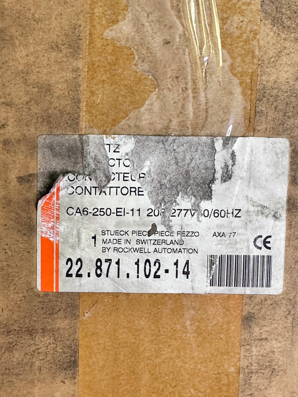 CA6-250-EI-11 220W 3 Pole, 208-277V Coil - CA6-250-EI-11-277V