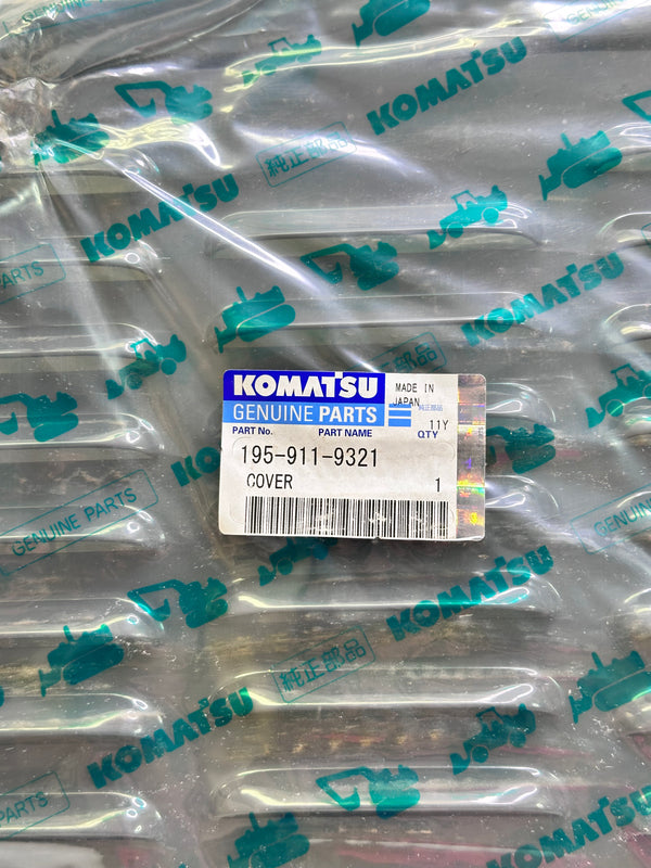 Komatsu 195-911-9321 Cover, Dashboard