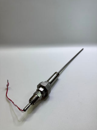 PT100 BSSM RTD Sensor, 3 Wire Probe with Fittings