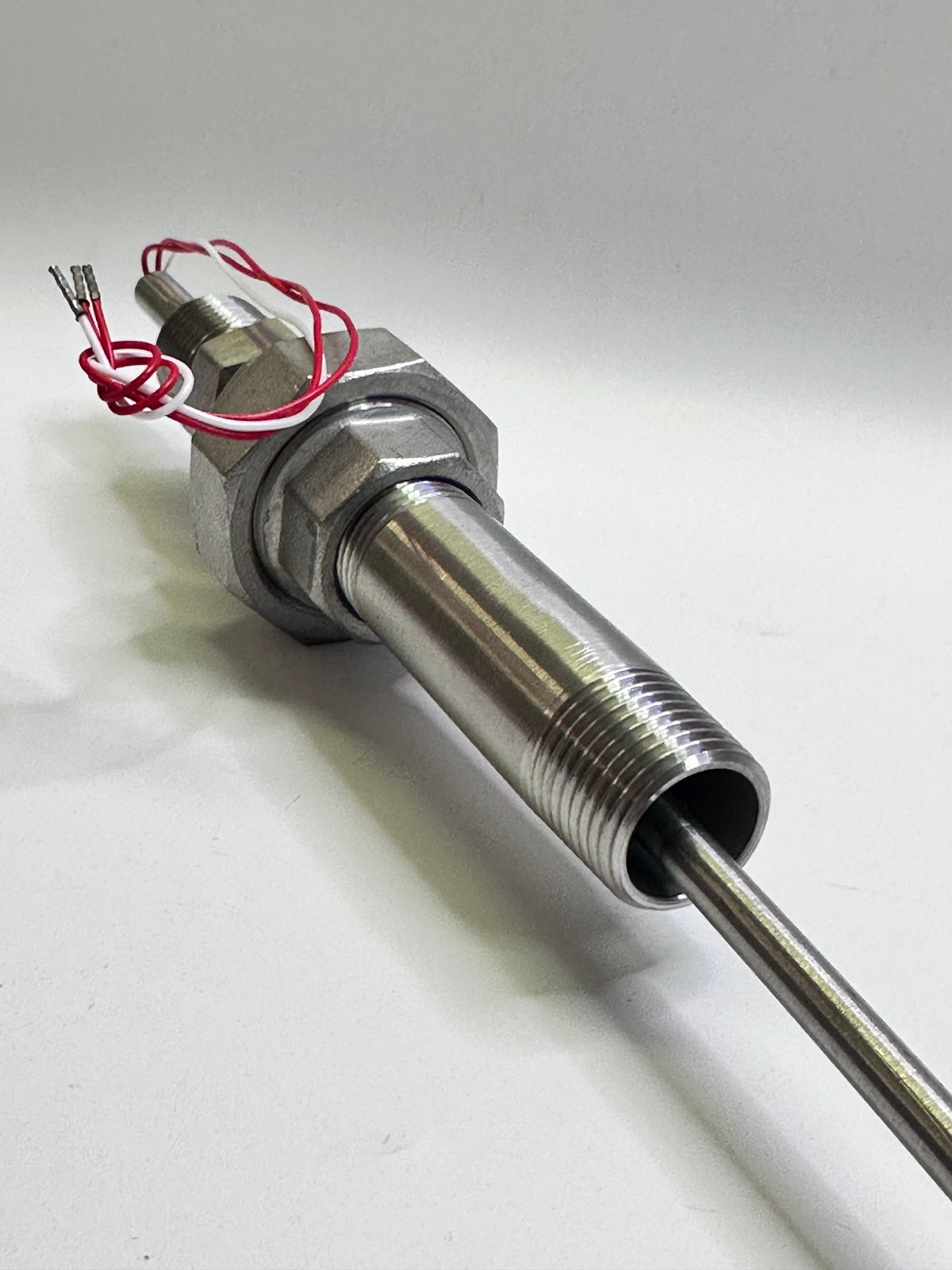 WIKA PT100 BSSM 3-Wire RTD Temperature Probe with Fittings