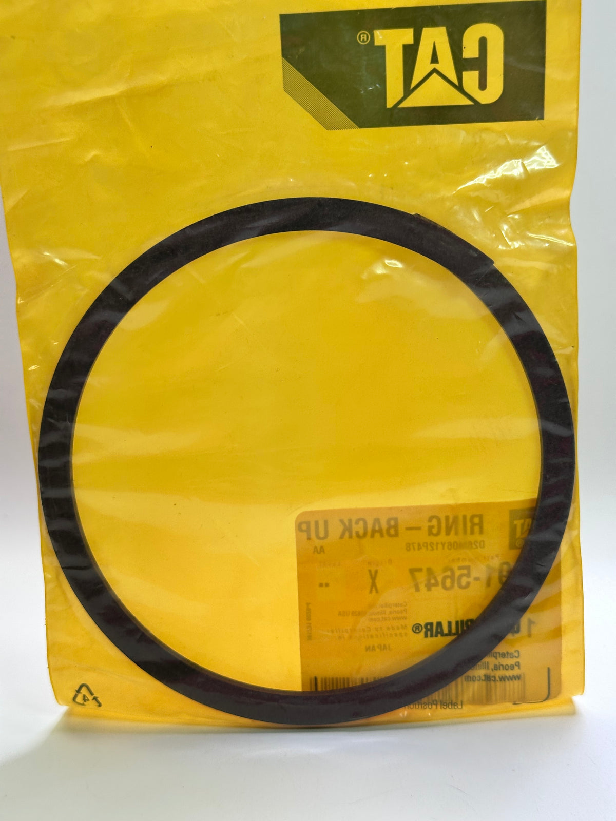 Caterpillar 191-5647 Backup Ring — Genuine CAT, 115 mm ID