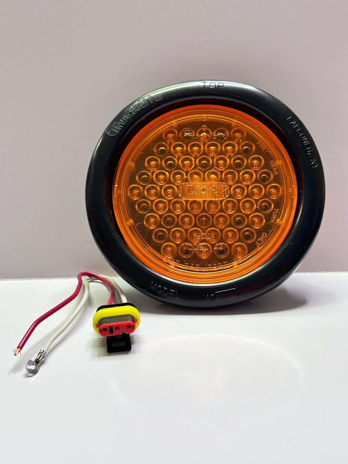 Narva 94406 Model 44 Amber LED Rear Indicator Kit, 24V, Grommet