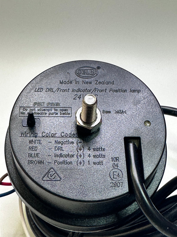 Hella 2108-GMD24V LED Daytime Running Front Position / Directional Indicator Lamp 980.690-111