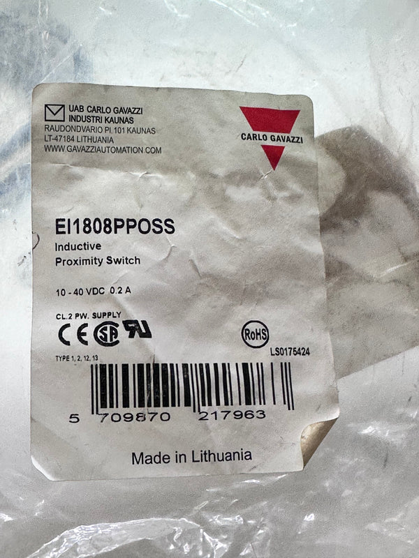 EI1808PPOSS Inductive Proximity Switch for Atlas Copco 5541226000