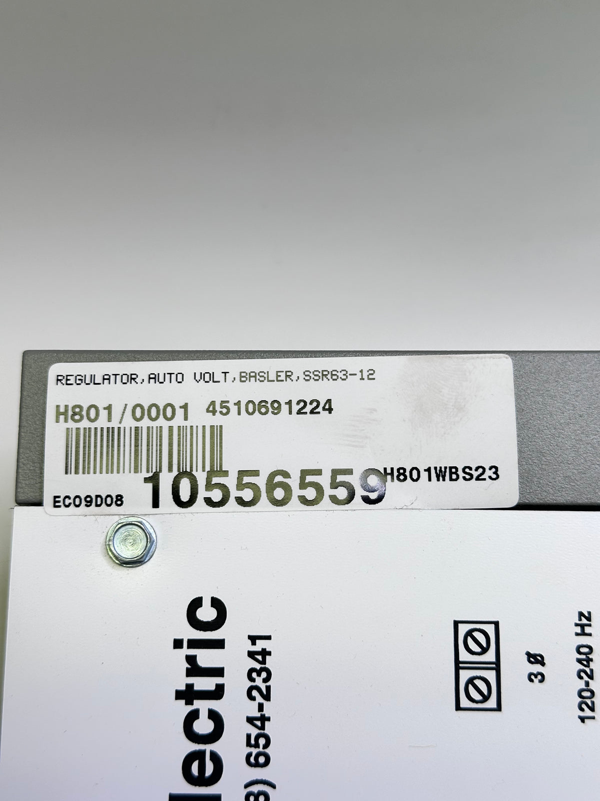 Basler Electric SSR 63-12 Static Voltage Regulator