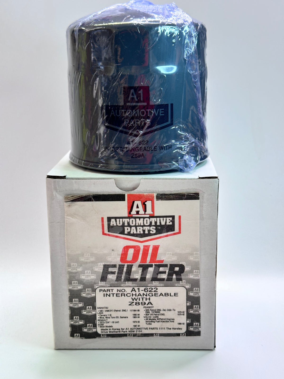 A1-622 Engine Oil Filter — Z89A Reference