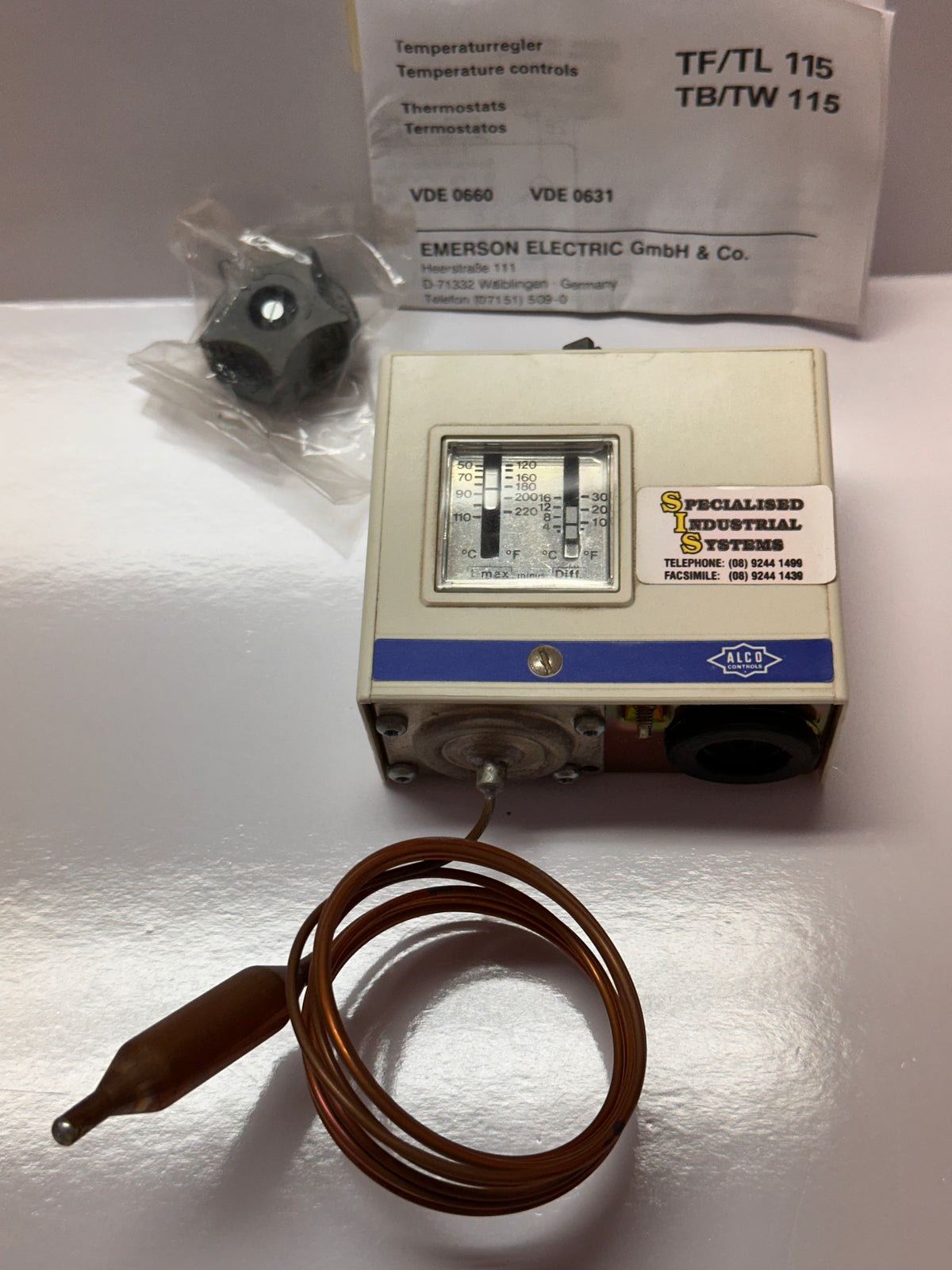 ALCO TF115-S6A C06 Temperature Control, 50–100°C