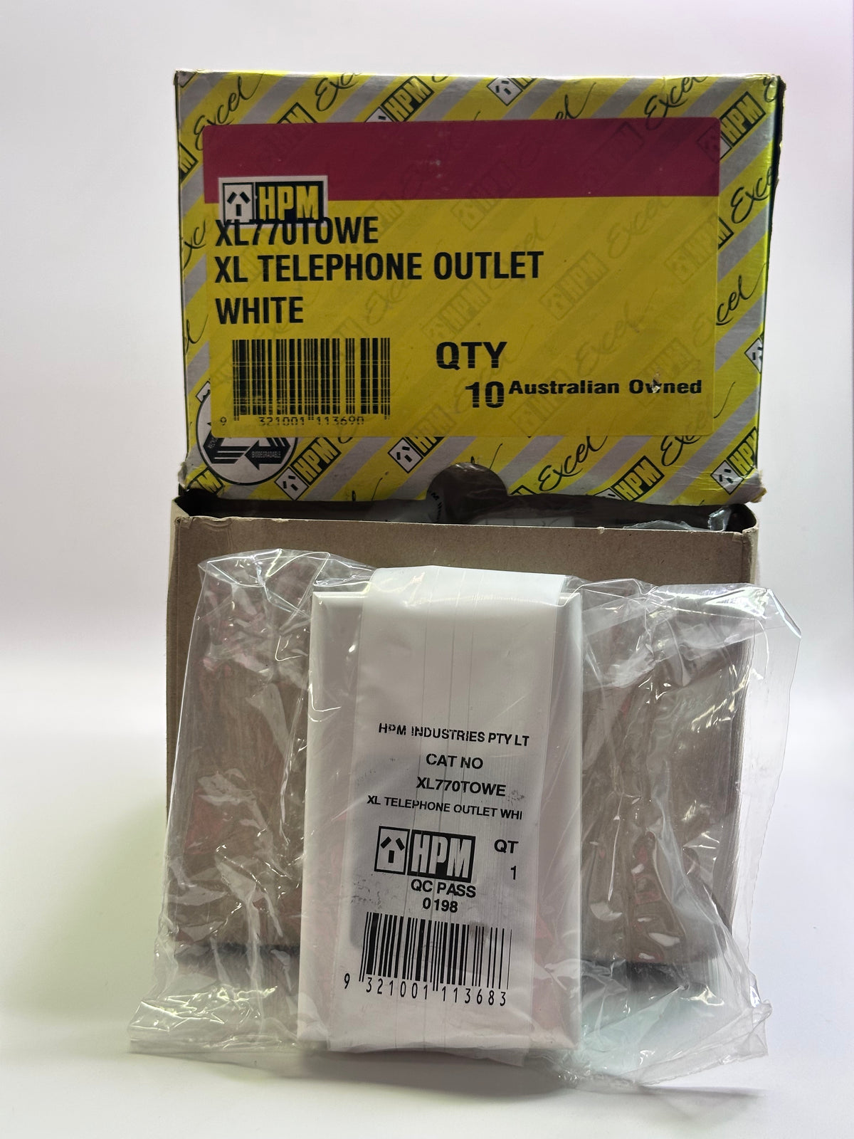 XL770TOWE Extra Large Telephone Outlet, Excel Series - Box of 10