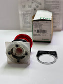 9001KR9R Head for push button, Harmony 9001K, metal, mushroom 41mm, red, 30mm, 2 positions, push pull