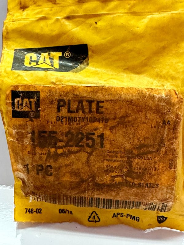 Caterpillar CAT 155-2251 Mounting Plate