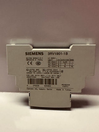 SIEMENS 3RV1901-1B AUX Switch