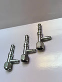 FJ3054-1010S EATON E-Z CLIP SYSTEM A/C REFRIGERATION PRODUCTS FEMALE O-RING SHORT PILOT WITH R134A LOW SIDE PORT