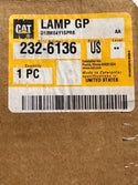 Caterpillar CAT 232-6136 24V Red/Amber LED Signal Light