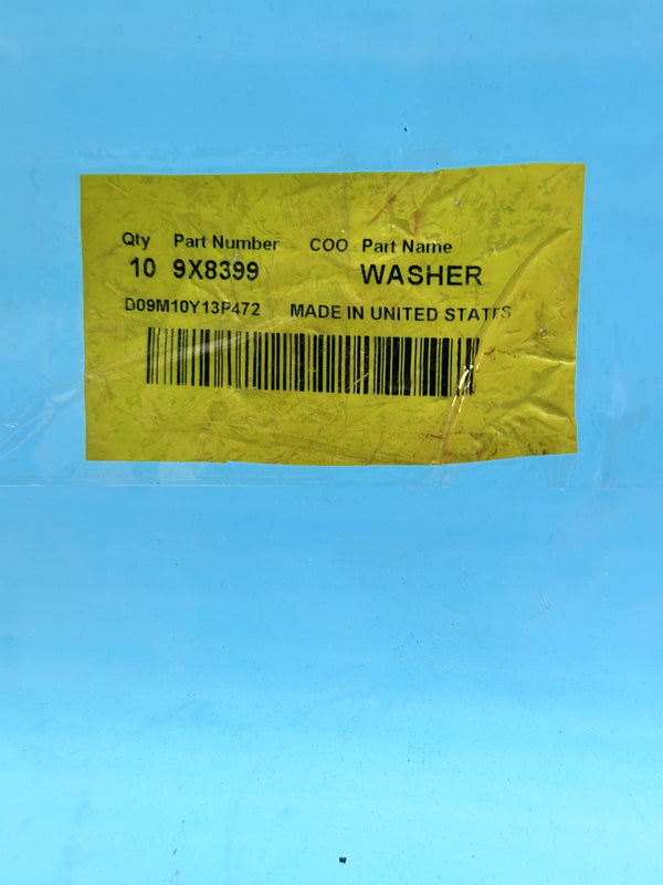 9X-8399 M30 Steel Flat Washer - Genuine CAT Part