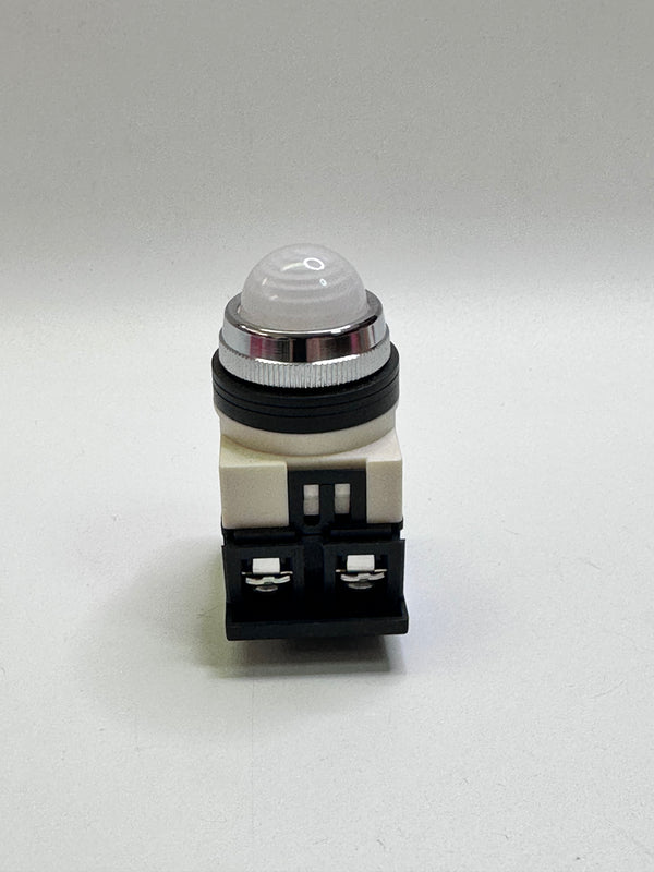 A25 ILT120 φ25 Pilot Light, Round with Tranformer AC120/132V [white]