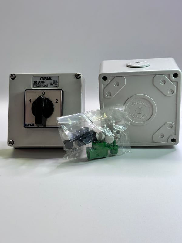 56SW420C0 Four Pole Changeover & Reversing Switch [Grey]