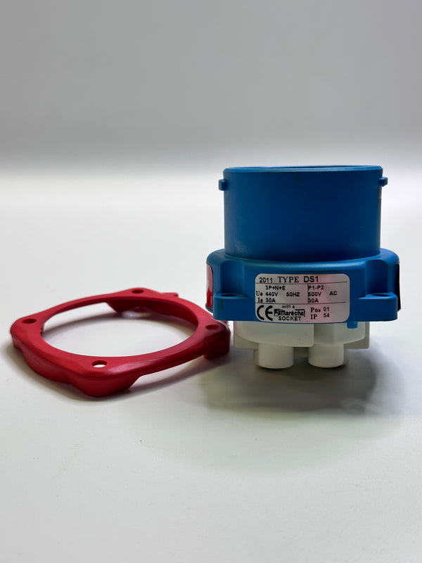 3118017972 30A Decontactor Inlet, 3P+Neutral+Earth 380-440V