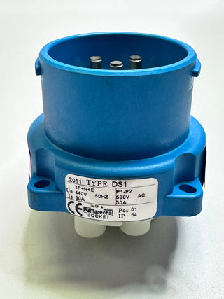 3118017972 30A Decontactor Inlet, 3P+Neutral+Earth 380-440V